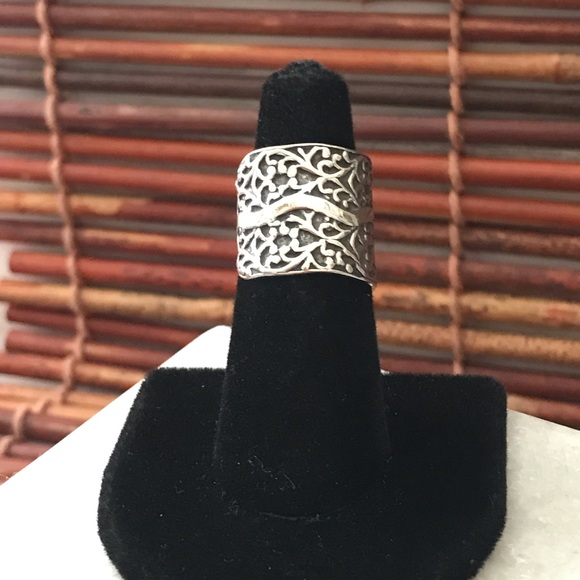 Silpada Sterling Silver Statement Ring Size 6 - Picture 3 of 8